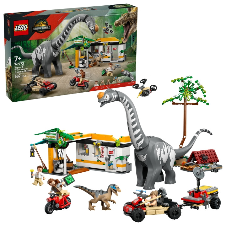 LEGO Raptor og titanosaurus på sporingsoppdrag (6526384) i gruppen LEKER, BARN OG BABY / Leker / Byggeleker / Lego hos TP E-commerce Nordic AB (D27872)