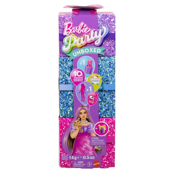 Barbie Glam Party Unboxed Pink Curvy Doll (JFY67) i gruppen LEKER, BARN OG BABY / Leker / Dukker & tilbehør hos TP E-commerce Nordic AB (D27882)