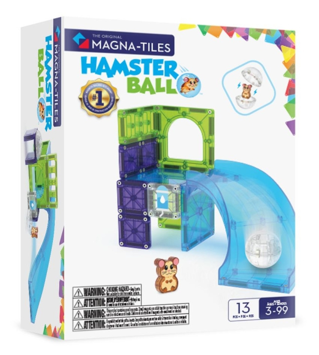 Magna Tiles MAGNA-TILES - Hamsterhjul 13 stk (90358) i gruppen LEKER, BARN OG BABY / Leker / Byggeleker / Byggeklosser hos TP E-commerce Nordic AB (D27886)