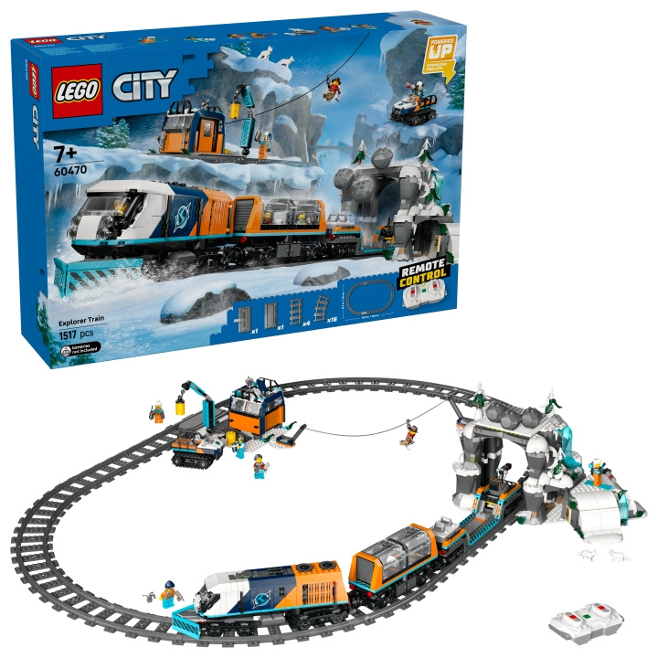 LEGO LEGO City - Explorers\' Arctic Polar Express-tog (60470) i gruppen LEKER, BARN OG BABY / Leker / Byggeleker / Lego hos TP E-commerce Nordic AB (D27888)