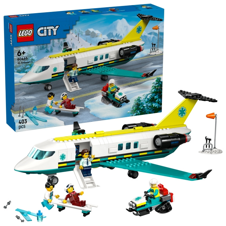 LEGO LEGO City - Ambulansefly (60465) i gruppen LEKER, BARN OG BABY / Leker / Byggeleker / Lego hos TP E-commerce Nordic AB (D27890)