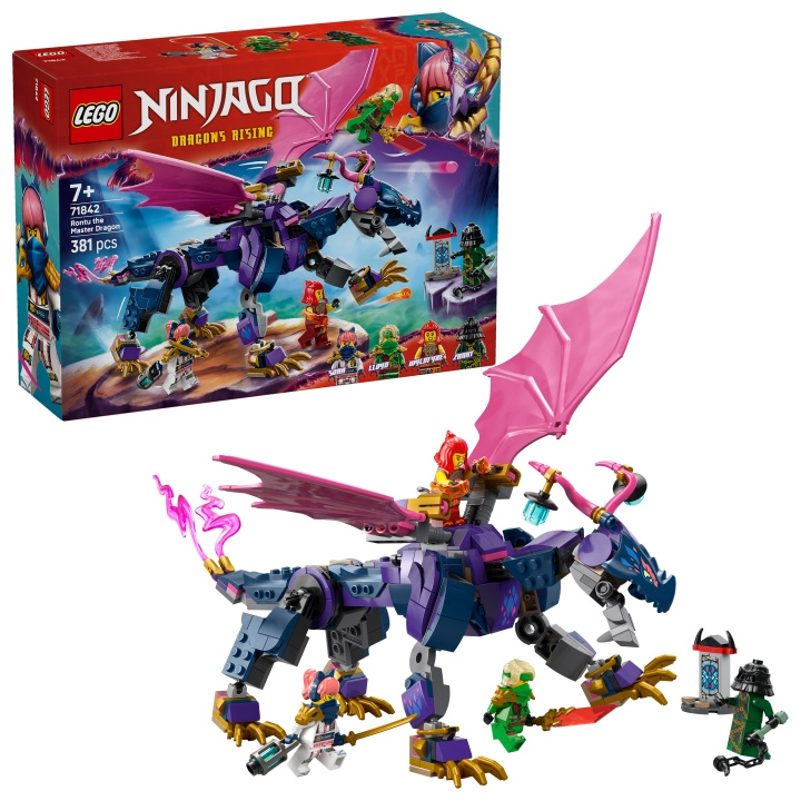 LEGO Ninjago - Rontu Mesterdragen (71842) i gruppen LEKER, BARN OG BABY / Leker / Byggeleker / Lego hos TP E-commerce Nordic AB (D27891)