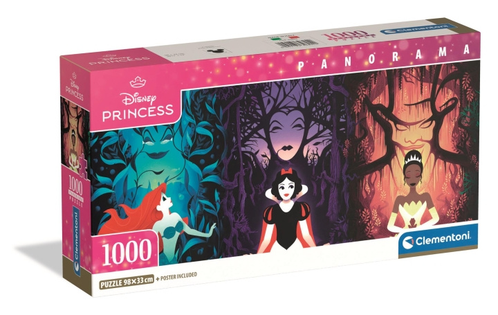 Clementoni Puslespill Panorama HQC Princess, 1000 brikker (I-39894) i gruppen LEKER, BARN OG BABY / Leker / Barnas puslespill hos TP E-commerce Nordic AB (D27928)