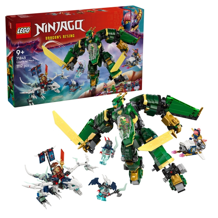 LEGO Ninjago - Lloyds Jet Mech (71845) i gruppen LEKER, BARN OG BABY / Leker / Byggeleker / Lego hos TP E-commerce Nordic AB (D27937)