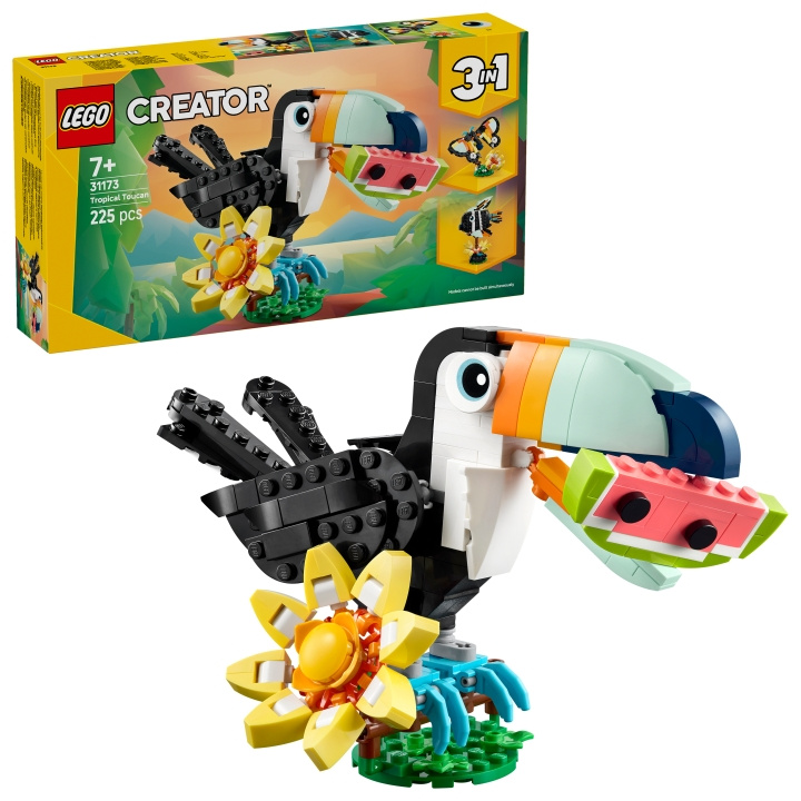 LEGO LEGO Skaperen - Ville dyr: Tropisk tukan (31173) i gruppen LEKER, BARN OG BABY / Leker / Byggeleker / Lego hos TP E-commerce Nordic AB (D27953)
