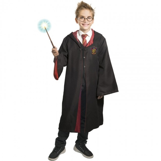 Ciao Deluxe-kostyme med tryllestav - Harry Potter (124 - 135 cm) (11743.9-11) i gruppen LEKER, BARN OG BABY / Leker / Masker og kostymer hos TP E-commerce Nordic AB (D27956)