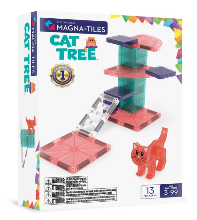 Magna Tiles MAGNA-TILES - Kattetre (90357F) i gruppen LEKER, BARN OG BABY / Leker / Byggeleker / Byggeklosser hos TP E-commerce Nordic AB (D27975)