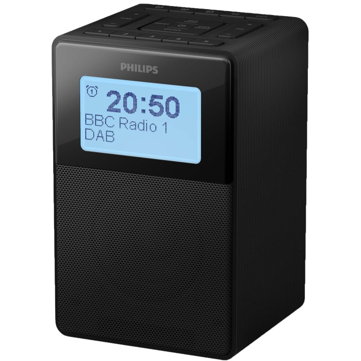 Philips Radio DAB+/FM Bluetooth TAR5100/10 Svart i gruppen Elektronikk / Lyd & Bilde / Hjemmekino, HiFi og bærbar / Radio & Vekkerklokker / Radio hos TP E-commerce Nordic AB (D28021)