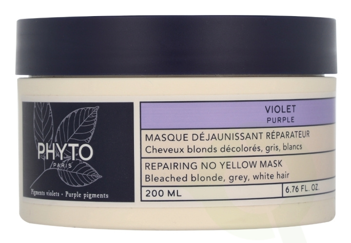 Phyto Phytoviolet Anti-Yellowing Mask 200 ml i gruppen HELSE OG SKJØNNHET / Hår & styling / Hårpleie / Hårmaske hos TP E-commerce Nordic AB (D28098)