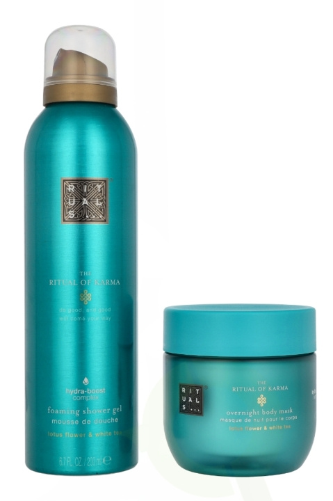 Rituals Karma Giftset 325 ml Overnight Body Mask 125 ml/Foaming Shower Gel 200 ml i gruppen HELSE OG SKJØNNHET / Gavesett / Gavesett for henne hos TP E-commerce Nordic AB (D28207)