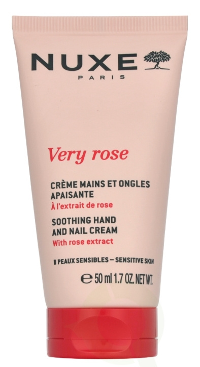 Nuxe Very Rose Hand and Nail Cream 50 ml i gruppen HELSE OG SKJØNNHET / Manikyr/pedikyr / Håndkrem hos TP E-commerce Nordic AB (D28213)