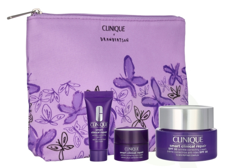 Clinique Smart Clinical Repair Serum Anti-Aging Giftset 65 ml Cream 50 ml/Serum 10 ml/Eye Cream 5 ml i gruppen HELSE OG SKJØNNHET / Hudpleie / Ansikt / Hudserum hos TP E-commerce Nordic AB (D28294)