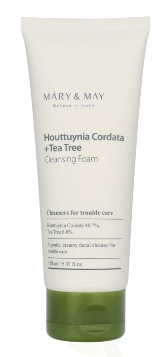 Mary & May Houttuynia Cordata +Tea Tree Cleansing Foam 150 ml i gruppen HELSE OG SKJØNNHET / Hudpleie / Ansikt / Rengjøring hos TP E-commerce Nordic AB (D28321)