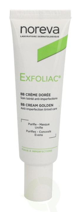 Noreva Exfoliac BB Cream 30 ml Golden i gruppen HELSE OG SKJØNNHET / Hudpleie / Ansikt / Dagkrem hos TP E-commerce Nordic AB (D28325)