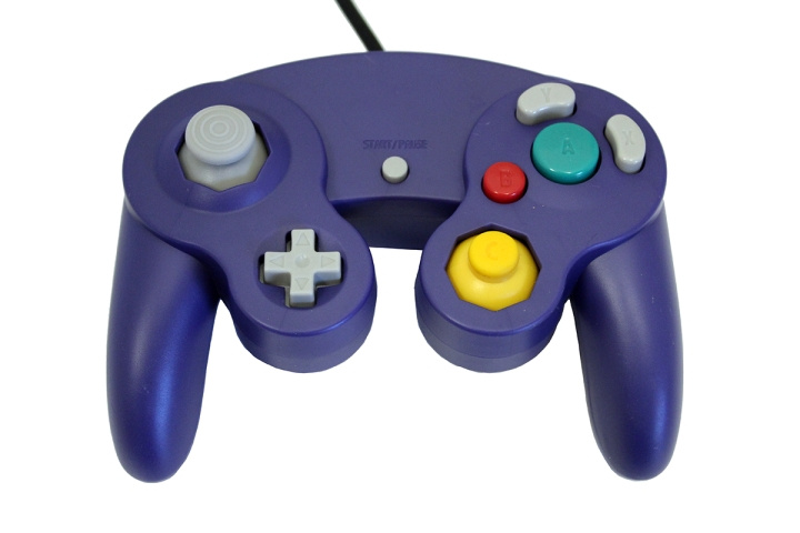 Retro-Bit Gamecube Controller Purple USB for PC i gruppen Elektronikk / TV-spill & tilbehør / Nintendo Gamecube hos TP E-commerce Nordic AB (D28370)