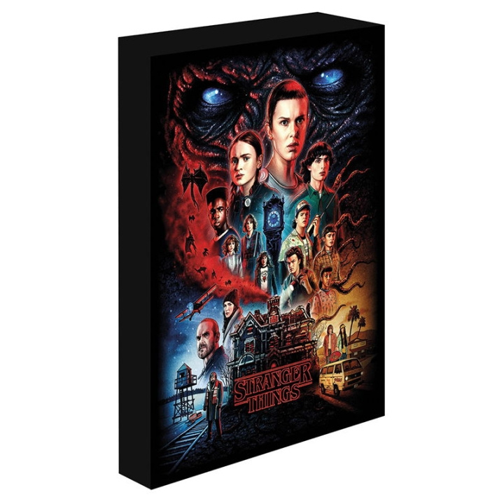 Pyramid International Lys opp lerretet Stranger Things 30x40 i gruppen LEKER, BARN OG BABY / Barnerom / Belysning / Bordlamper hos TP E-commerce Nordic AB (D28379)