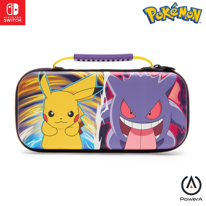 PowerA Beskyttelsesveske - Pikachu vs. Gengar / Nintendo Switch / Lite i gruppen Elektronikk / TV-spill & tilbehør / Nintendo Switch hos TP E-commerce Nordic AB (D28391)