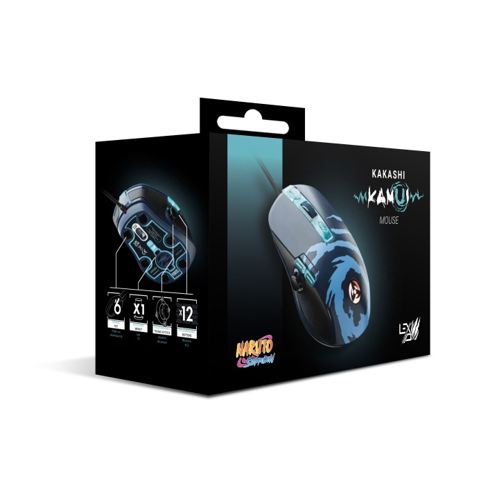 Lexip Kakashi Mouse Design av Tsume - Naruto Shippuden i gruppen Datautstyr / GAMING / Mus hos TP E-commerce Nordic AB (D28418)