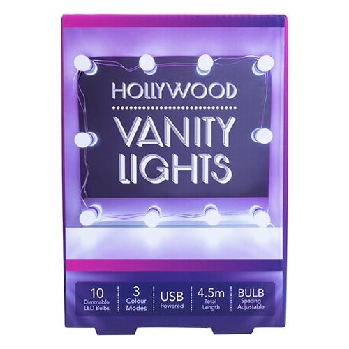 Fizz Creations Hollywood forfengelighetslamper i gruppen Elektronikk / Lys / LED sløyfer hos TP E-commerce Nordic AB (D28436)