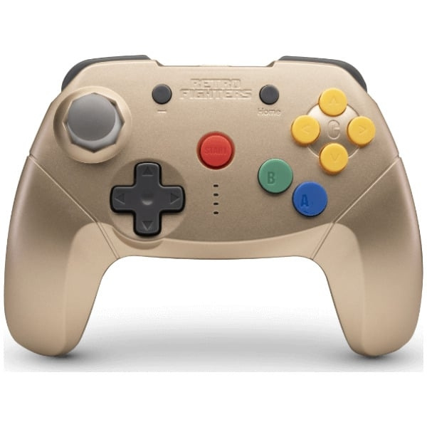 Retro-Fighters Brawler64 Bluetooth NSO - Gull i gruppen Elektronikk / TV-spill & tilbehør / Nintendo Switch hos TP E-commerce Nordic AB (D28444)