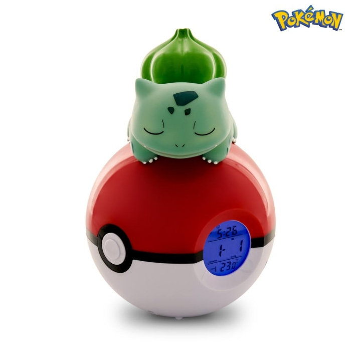 Nemesis Now Pokémon Bulbasaur Light-Up FM vekkerklokke i gruppen HJEM, HUS OG HAGE / Klokker & Teller / Vekkerklokker hos TP E-commerce Nordic AB (D28457)