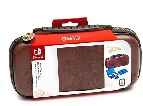Nintendo Switch Deluxe reiseveske - Zelda (brun) i gruppen Elektronikk / TV-spill & tilbehør / Nintendo Switch 2 hos TP E-commerce Nordic AB (D28503)