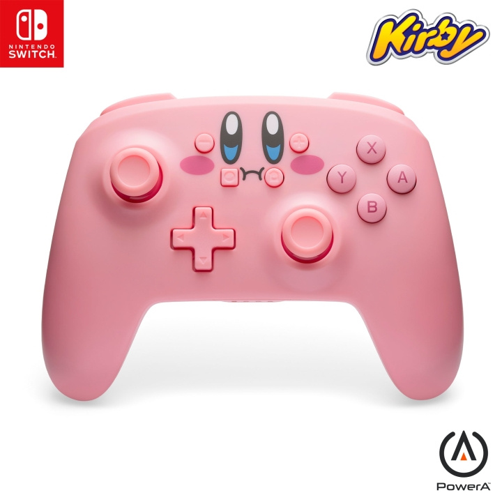 PowerA Trådløs kontroller - Kirby Mouthful / Nintendo Switch i gruppen Elektronikk / TV-spill & tilbehør / Nintendo Switch hos TP E-commerce Nordic AB (D28550)