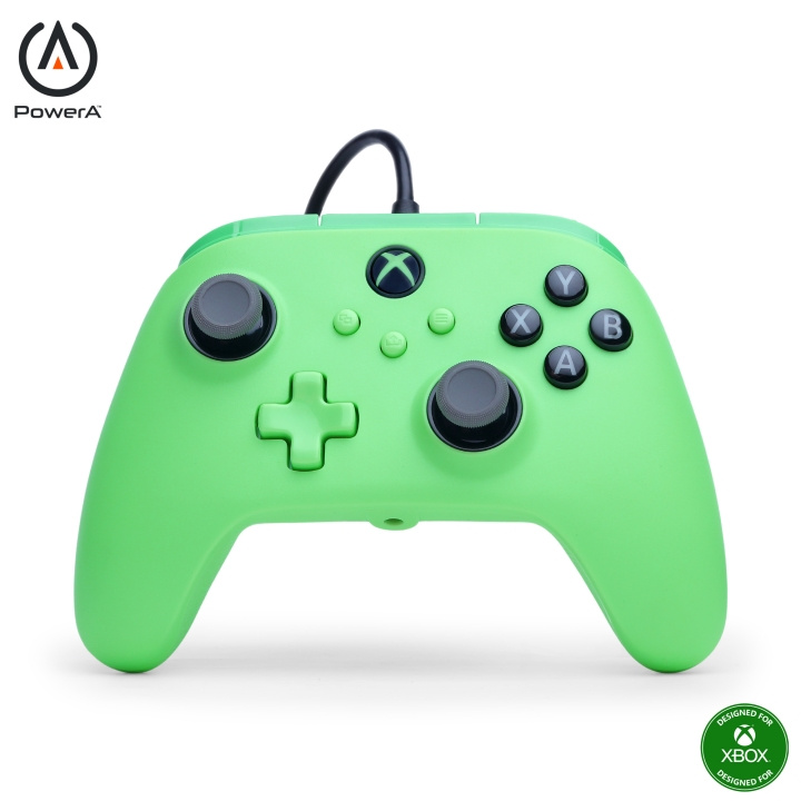 PowerA Advantage Plus kablet kontroller - Green Meadow/Xbox Series X i gruppen Elektronikk / TV-spill & tilbehør / Xbox Series X hos TP E-commerce Nordic AB (D28563)
