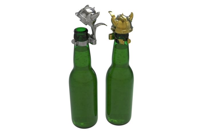 Winkee Vikinghjelmsett med flaskekorker - 2 tommer i gruppen SPORT, FRITID & HOBBY / Morsomme produkter / Morsomme produkter hos TP E-commerce Nordic AB (D28633)