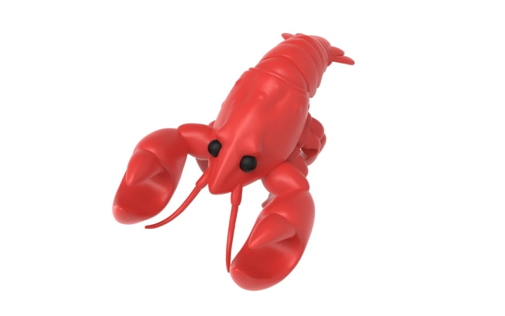 Winkee Larry Lobster damputløser og skjeholder - rød i gruppen SPORT, FRITID & HOBBY / Morsomme produkter / Smarte produkter hos TP E-commerce Nordic AB (D28634)