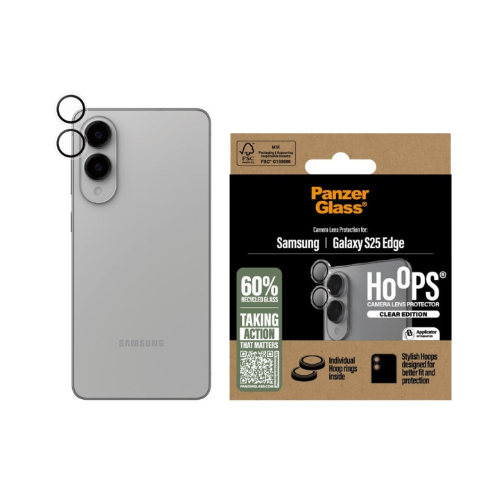 Hoops® Transparent Camera Lens Protector Samsung S25 Edge