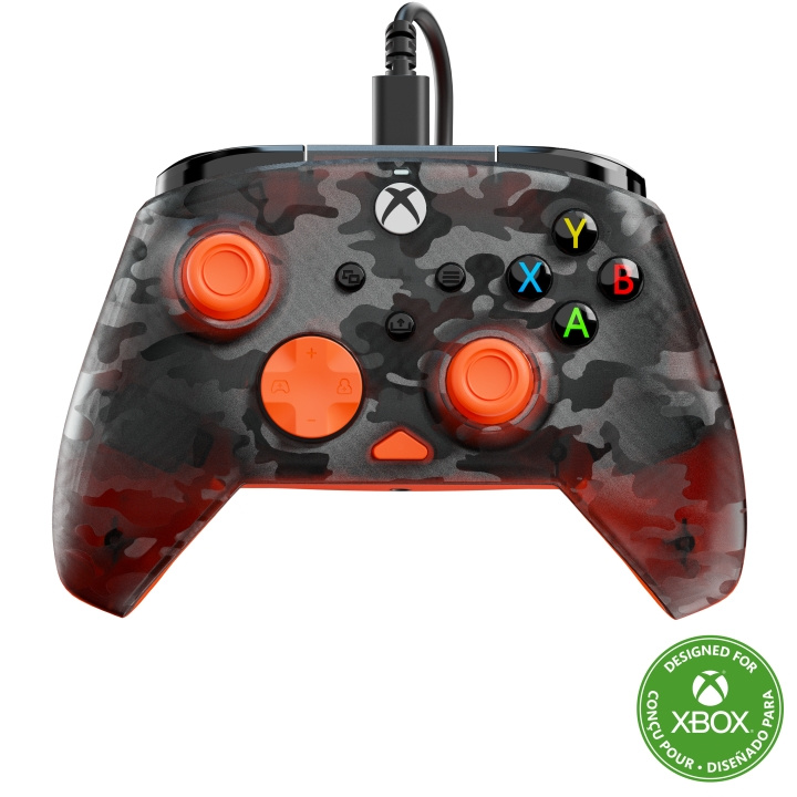 Turtle Beach ® Rematch™ Core - Ghost Black Camo/Orange i gruppen Elektronikk / TV-spill & tilbehør / Xbox Series X hos TP E-commerce Nordic AB (D28661)