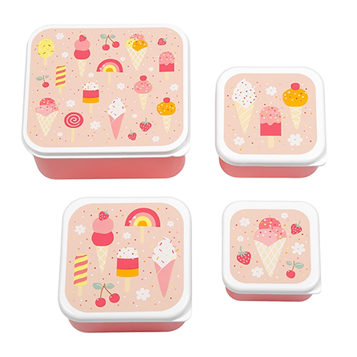 A little lovely company Lunsj- og snackseske - iskrem i gruppen LEKER, BARN OG BABY / Spise & drikke / Barneserviser hos TP E-commerce Nordic AB (D28664)