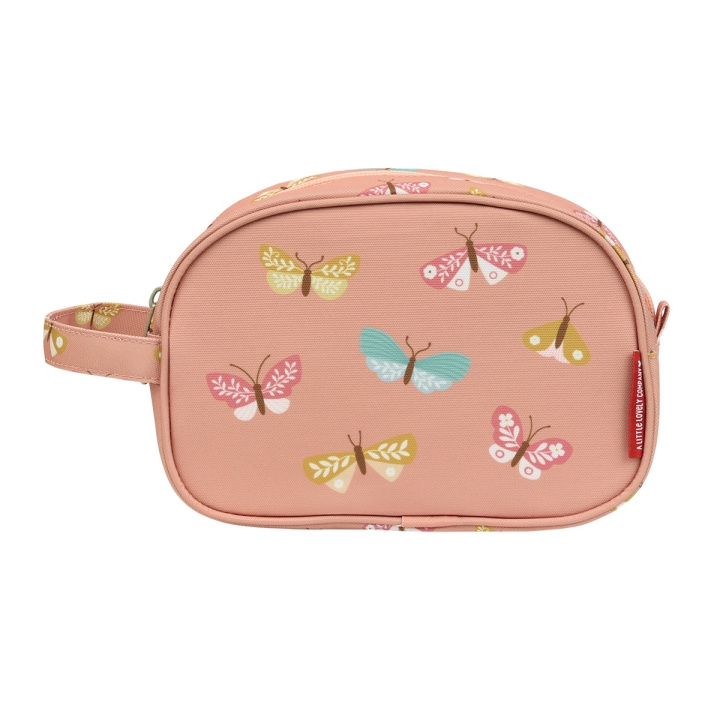 A little lovely company Toalettveske - Butterﬂies - 20,5 x 14 x 9,5 cm i gruppen LEKER, BARN OG BABY / Barnerom / Lagring hos TP E-commerce Nordic AB (D28668)