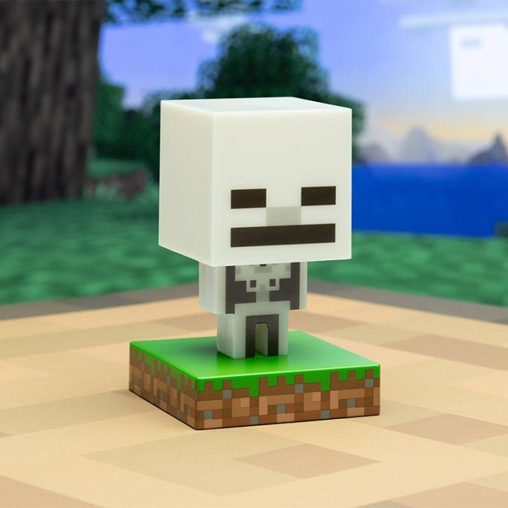 Paladone Minecraft Icon Light Minecraft skjelett i gruppen LEKER, BARN OG BABY / Barnerom / Belysning / Bordlamper hos TP E-commerce Nordic AB (D28693)