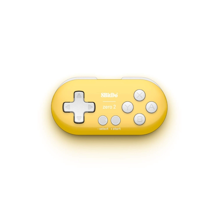 8Bitdo Zero 2 Yellow Edition i gruppen Elektronikk / TV-spill & tilbehør / Nintendo Switch hos TP E-commerce Nordic AB (D28694)