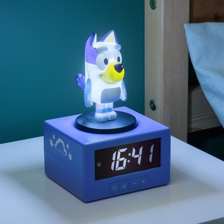 Paladone Vekkerklokke med Bluey-ikon i gruppen HJEM, HUS OG HAGE / Klokker & Teller / Vekkerklokker hos TP E-commerce Nordic AB (D28695)