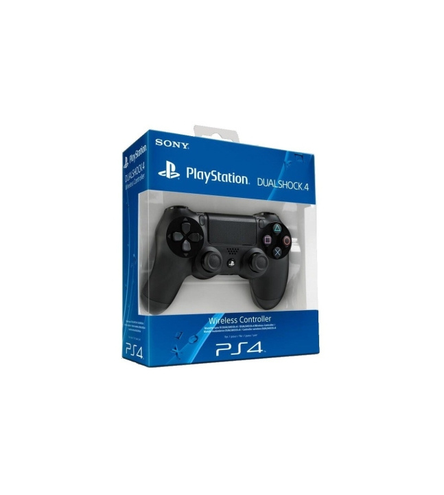 Sony Dualshock 4-kontroller - svart i gruppen Elektronikk / TV-spill & tilbehør / Sony PlayStation 4 hos TP E-commerce Nordic AB (D28736)