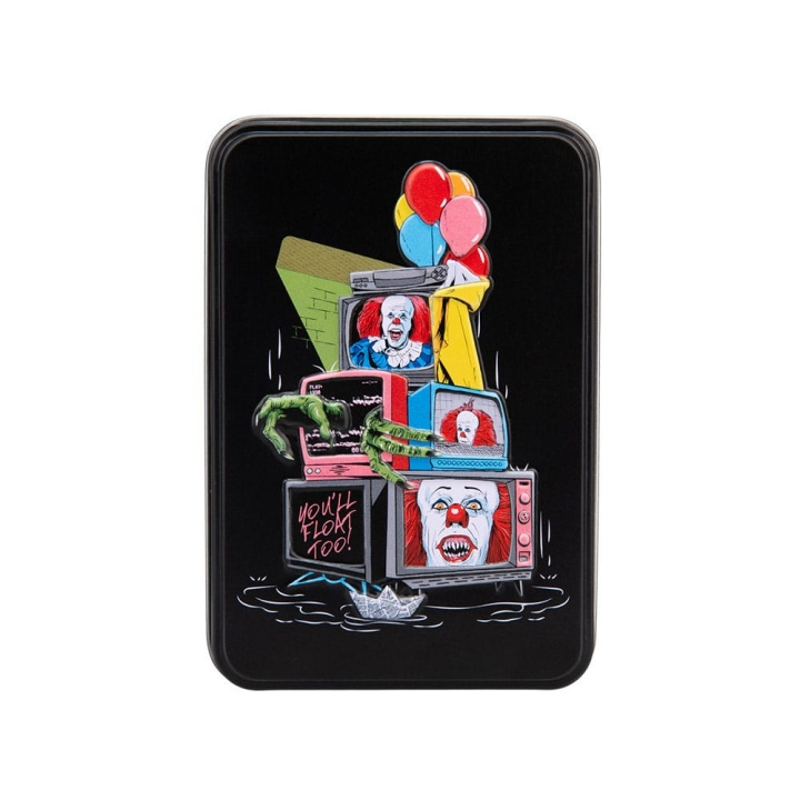 Paladone Pennywise-spillkort i en boks i gruppen SPORT, FRITID & HOBBY / Morsomme produkter / Morsomme produkter hos TP E-commerce Nordic AB (D28764)