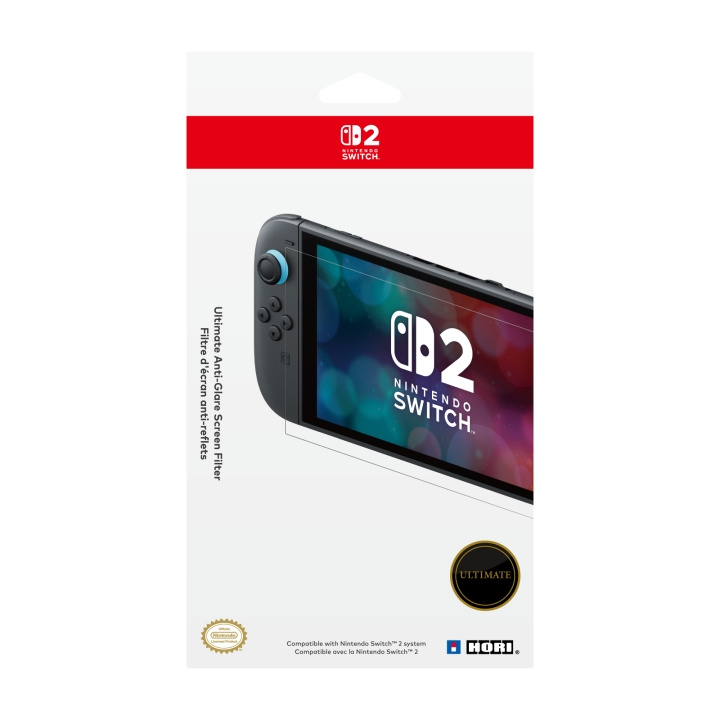 Hori Ultimate Anti-Glare skjermfilter - gjennomsiktig i gruppen Elektronikk / TV-spill & tilbehør / Nintendo Switch 2 hos TP E-commerce Nordic AB (D28774)