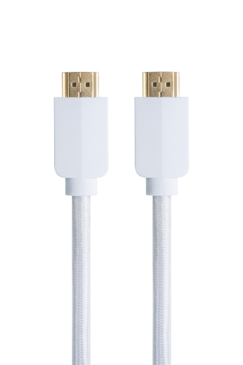 NACON HDMI-kabel 2.1 Flettet, 8K - 3 m, hvit i gruppen Elektronikk / Kabler og adaptere / HDMI / Kabler hos TP E-commerce Nordic AB (D28777)