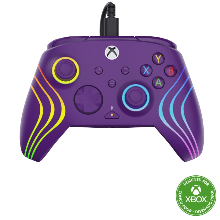 Turtle Beach Afterglow Wave kablet kontroller - Lilla i gruppen Elektronikk / TV-spill & tilbehør / Xbox Series X hos TP E-commerce Nordic AB (D28807)