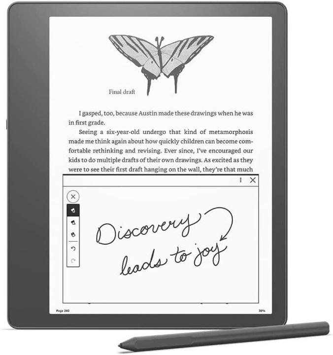 Amazon Kindle Scribe 10.2, inkluderer Premium Pen, 16 GB i gruppen SMARTTELEFON & NETTBRETT / Lesebrett hos TP E-commerce Nordic AB (D28810)