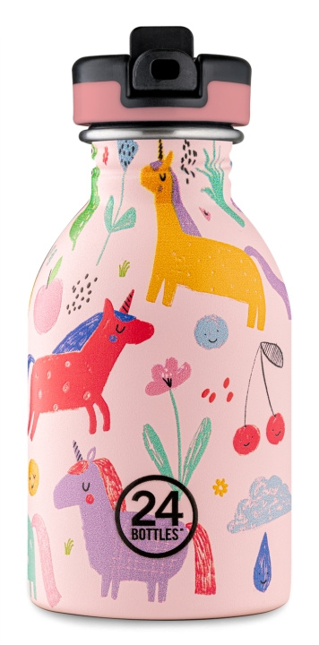 24Bottles Kids Collection - Urban Bottle 250 ml m. sportslokk - Magic Friends (24B931) i gruppen LEKER, BARN OG BABY / Spise & drikke / Tåteflasker & tilbehør hos TP E-commerce Nordic AB (D28833)