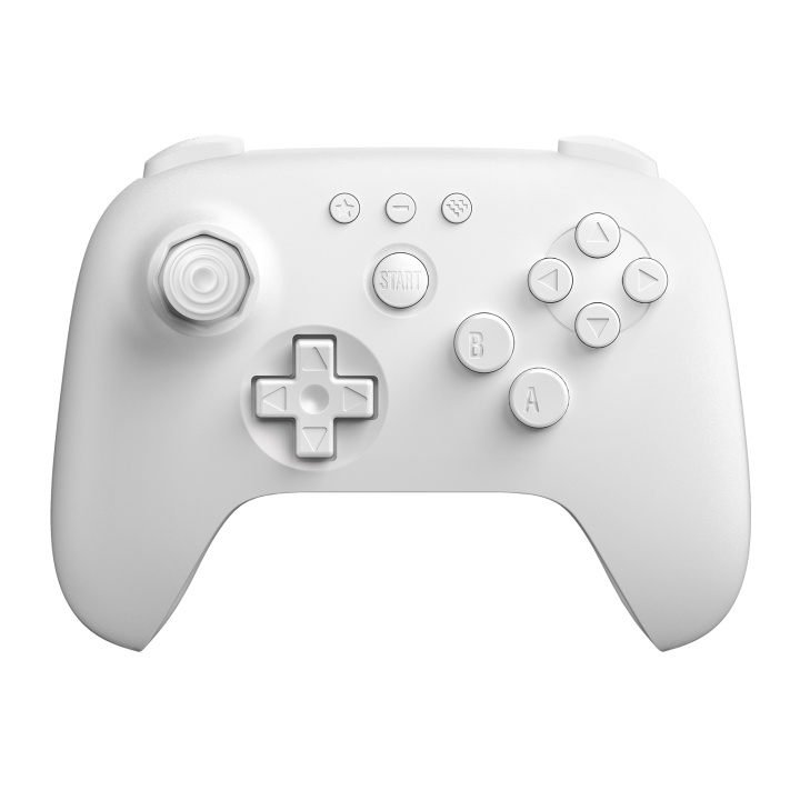 8Bitdo 64 Bluetooth-kontroller hvit i gruppen Elektronikk / TV-spill & tilbehør / Nintendo 64 hos TP E-commerce Nordic AB (D28857)