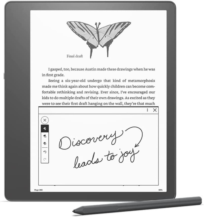 Amazon Kindle Scribe 10,2 16Gb med Basic Pen, svart med annonser i gruppen SMARTTELEFON & NETTBRETT / Lesebrett hos TP E-commerce Nordic AB (D28860)
