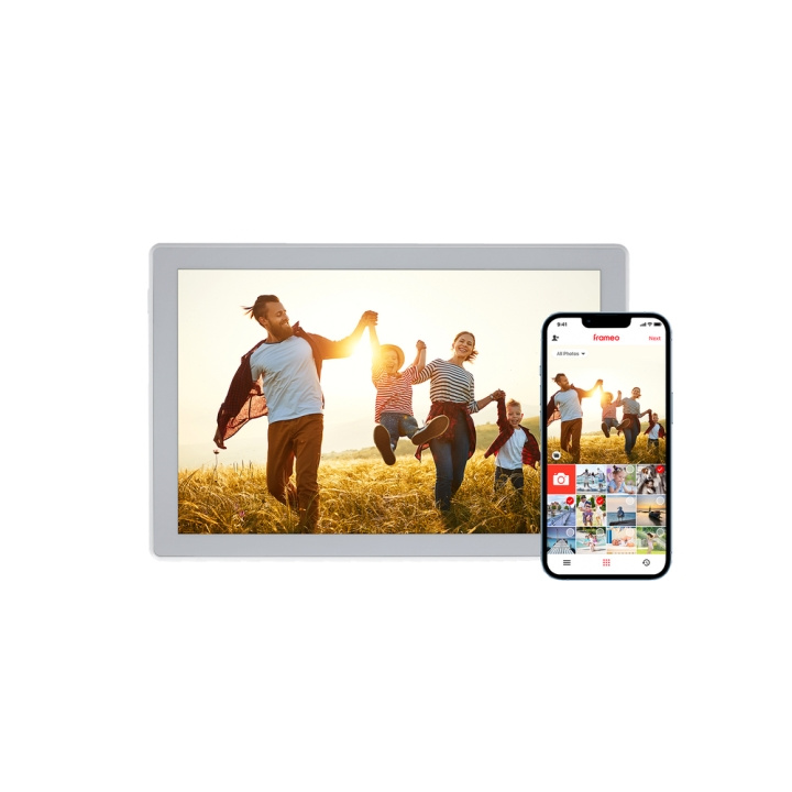 Rollei Smartere bilderamme - 10 Diagonal - WiFi - App-kontroll - Modell 106 Bærbar - Hvit i gruppen Elektronikk / Foto og video / Fotograferingsutstyr hos TP E-commerce Nordic AB (D28888)