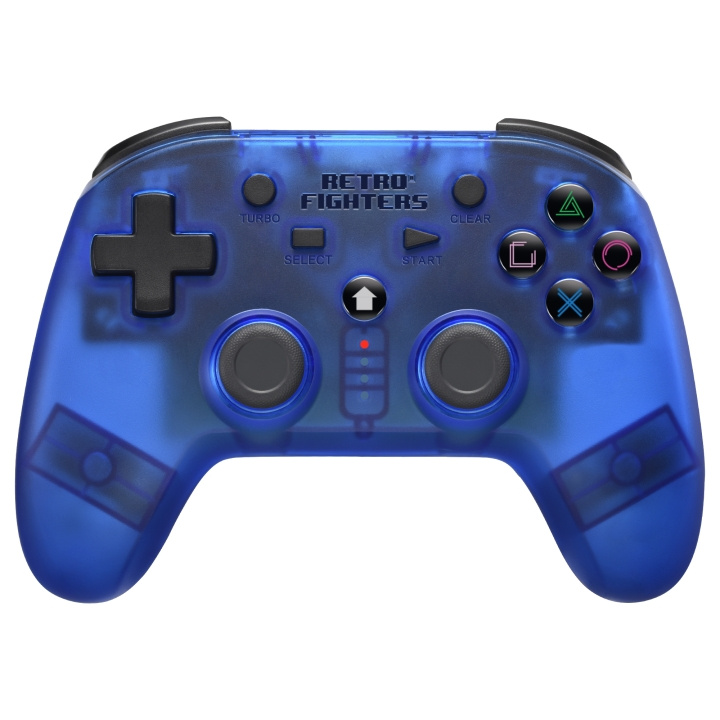 Retro-Fighters PS Defender 2.4G-kontroller - blå i gruppen Elektronikk / TV-spill & tilbehør / Nintendo Switch 2 hos TP E-commerce Nordic AB (D28966)