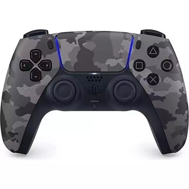Sony Playstation 5 Dualsense-kontroller - grå camouflage i gruppen Elektronikk / TV-spill & tilbehør / Sony PlayStation 5 hos TP E-commerce Nordic AB (D28969)
