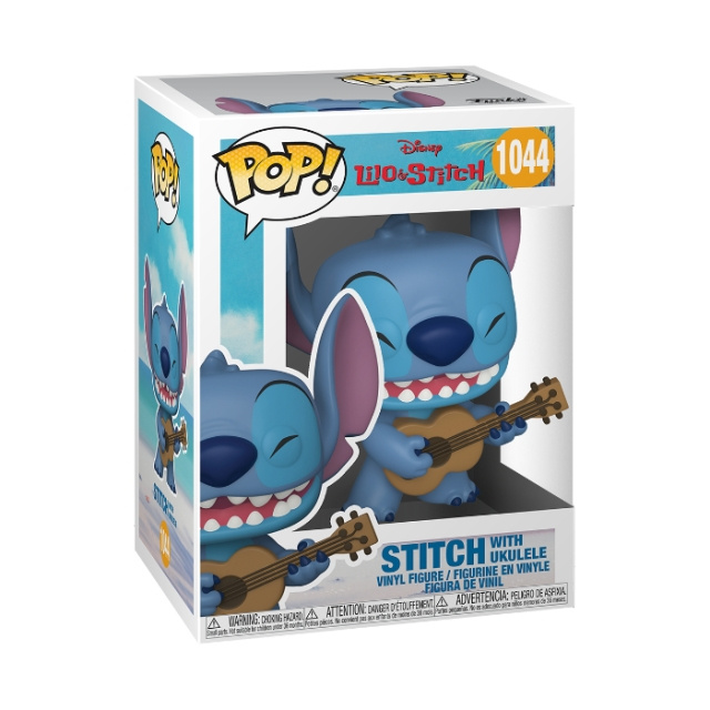 Funko Pop! Lilo og Stitch Stitch m Ukelele (55615) i gruppen SPORT, FRITID & HOBBY / Morsomme produkter / Samlerobjekter hos TP E-commerce Nordic AB (D28972)